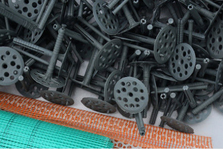 Stoptype Plastic Isolatieankers met Nylon Pin For Fixing Rigid Insulation aan Muren