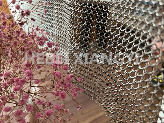 S W Modelcopper chainmail Ring Mesh Curtain For Decoration Room Verdeler