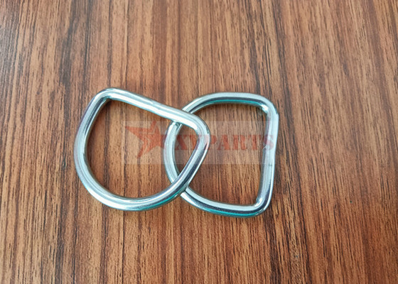 30x25mm Dee Ring Welded Stainless Steel D-vormige ring Pin For Removable Blanket