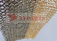SS Eletroplating Behandelingsmetaal om Ring Mesh Curtain With Different Color