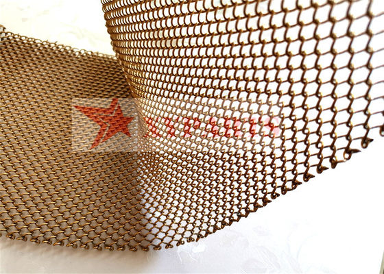 Het hangen van Geweven Draad Mesh Shower Curtain Aluminum Coil