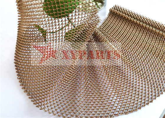 Het hangen van Geweven Draad Mesh Shower Curtain Aluminum Coil