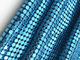 Glanzend Blauw Aluminiumoem het Lovertjetafelkleed van Mesh Chain Mail Fabric Metallic van het Metaallovertje