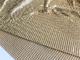 De zachte Flexibele 3mm Stof van Mesh Gold Aluminum Haute Garments van het Metaallovertje