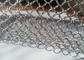 1.2x12mm de Zalen van Roestvrij staalring mesh curtain divider in exhibition