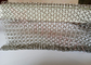 Roestvrij staal 0.8x7mm Ring Metal Mesh Curtain Dividers voor Tredeleuningen