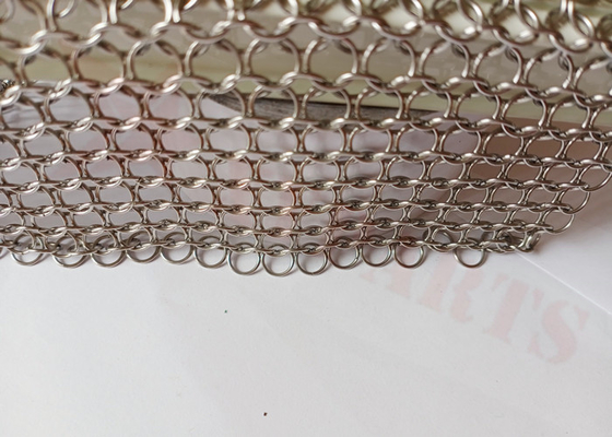 1.2x10mm de Postgordijnen van Metaalmesh drapes stainless steel chain voor Architectuur