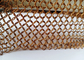 Koper Geplateerde Kettingspost Mesh Curtain 1.0x8mm Roestvrij staal